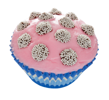 Snow Cap Blush Ice Cream Cupcake