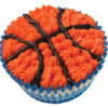 Basketball Ice Cream Cupcake