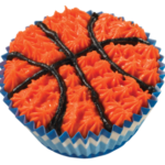 Basketball Ice Cream Cupcakes
